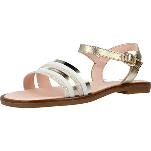 Pablosky 863980 Flache Sandalen, Gold, 33 EU von Pablosky