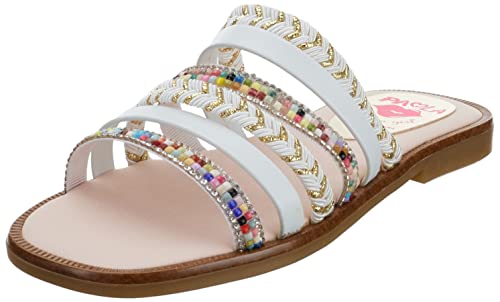 Pablosky 864300 Slide Sandalen, weiß, 34 EU von Pablosky