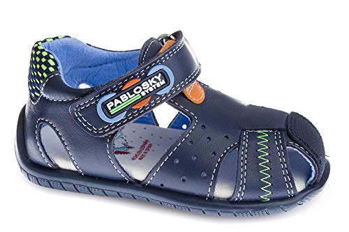 Pablosky Baby-Jungen 091022 Sandale, Blau, 18 EU von Pablosky