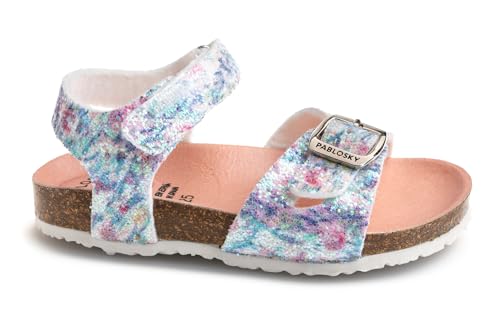 Pablosky Bio 439571 Sandale, blau, 28 EU Weit von Pablosky