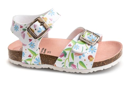 Pablosky Bio 439604 Sandale, weiß, 26 EU Weit von Pablosky