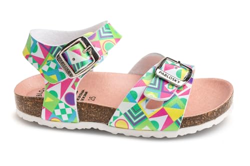 Pablosky Bio 439704 Sandale, weiß, 38 EU Weit von Pablosky