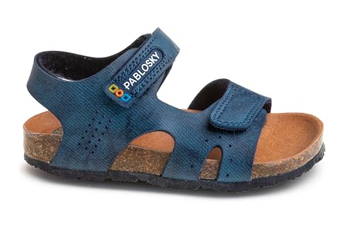 Pablosky Bio 516723 Sandale, blau, 38 EU Weit von Pablosky