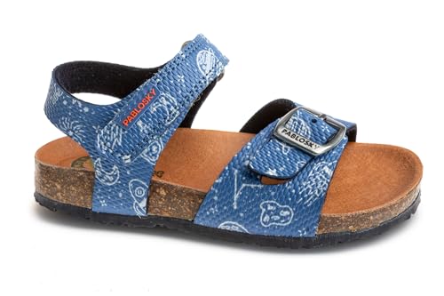 Pablosky Bio 517042 Sandale, blau, 28 EU Weit von Pablosky