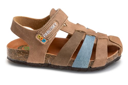 Pablosky Bio 517132 Sandale, braun, 34 EU Weit von Pablosky