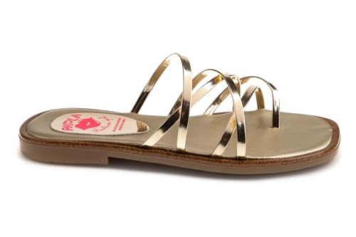 Pablosky Dalia 877780 Flache Sandale, Gold, 32 EU Pablosky Dalia 877780 Flache Sandale, Gold, 32 EU von Pablosky