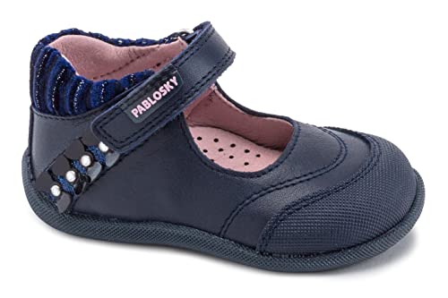 Pablosky Jungen Mädchen 019020 Mary Jane Flat, Marineblau, 20 EU von Pablosky