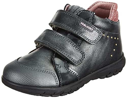 Pablosky Jungen Mädchen 021250 Ankle Boot, Silber, 28 EU von Pablosky