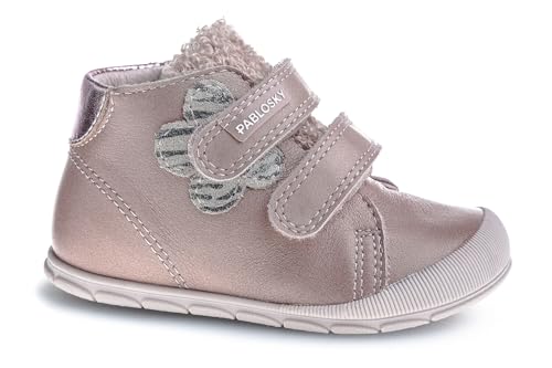Pablosky Jungen Mädchen Ziggy 059870 Mode-Stiefel, Rosa, 18 EU Weit von Pablosky