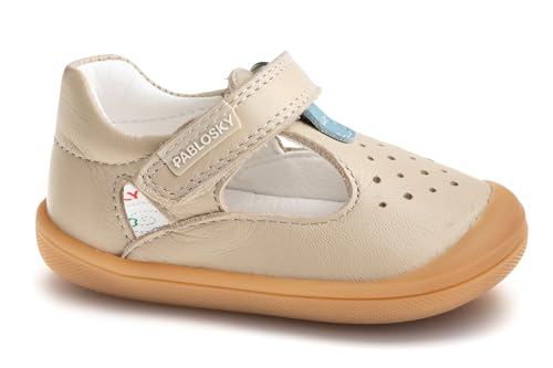 Pablosky Jungen Unisex Kinder Arca 048730 Sandalen, beige, 22 EU Pablosky Jungen Unisex Kinder Arca 048730 Sandalen, beige, 22 EU von Pablosky
