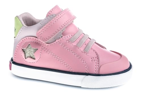 Pablosky Lona 983370 Mode-Stiefel, Rosa, 27 EU Weit von Pablosky