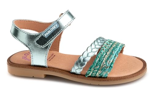 Pablosky Mary 438440 Sandale, blau, 27 EU von Pablosky