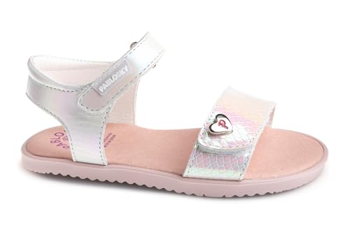 Pablosky Quilate 442908 Flache Sandalen, weiß, 26 EU Weit von Pablosky