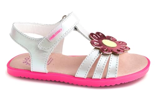 Pablosky Quilate 443208 Flache Sandalen, weiß, 25 EU Weit von Pablosky