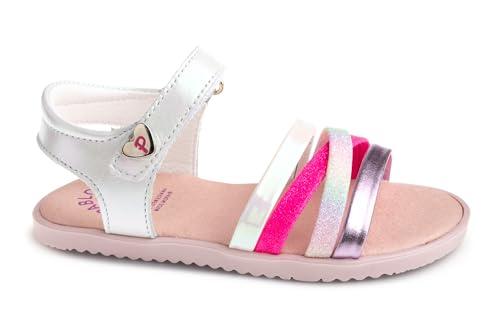 Pablosky Quilate 443408 Flache Sandalen, weiß, 30 EU Weit von Pablosky