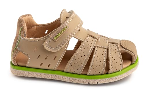 Pablosky Quizz 055233 Sandale, beige, 26 EU Weit von Pablosky