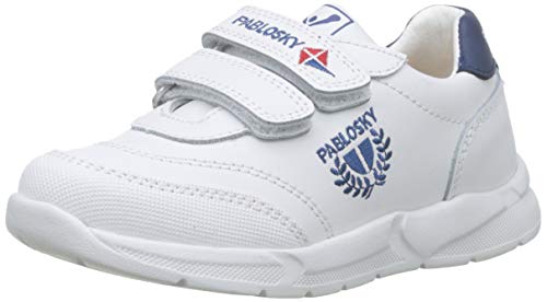 Pablosky Jungen Unisex Kinder 277902 Turnschuhe, Weiß, 24 EU von Pablosky