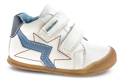 Pablosky Ziggy 059630 Mode-Stiefel, weiß, 23 EU Weit von Pablosky