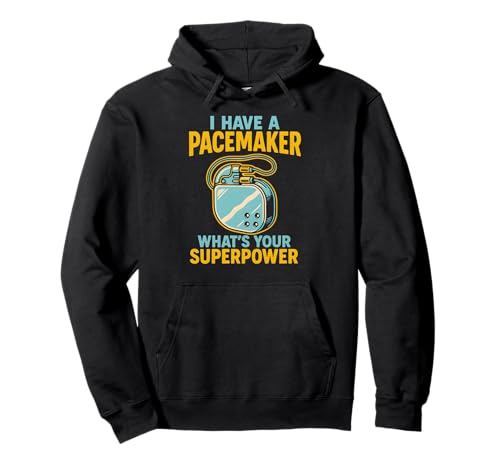 Pacemaker My Superpower Cool Herren Chirurgie Recovery Pullover Hoodie von Pacemaker Patient Recover After Hospital Surgery