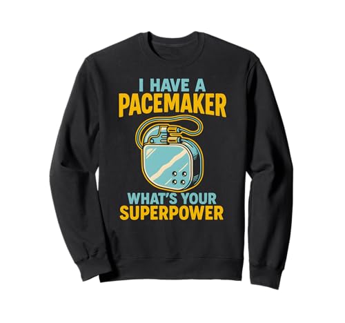 Pacemaker My Superpower Cool Herren Chirurgie Recovery Sweatshirt von Pacemaker Patient Recover After Hospital Surgery