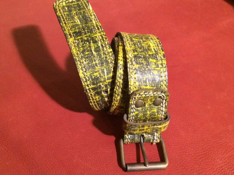 4 Mm Dicker Ledergürtel. Und Breite 50 Mm. Länge 115 cm. Handgefertigt in Italien von PachProduction