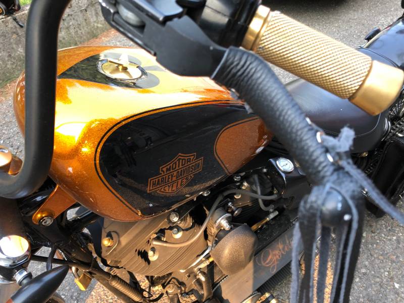 Griff - Und Hebelüberzüge Aus Leder Für Custom-Bikes, Hergestellt in Italien von PachProduction