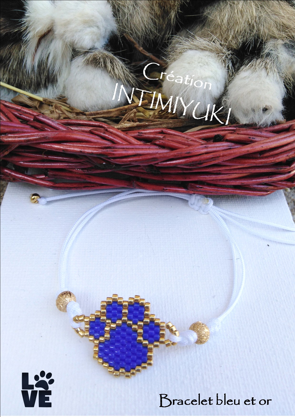 Katzenbein-Armband, Armband-Kissen, Miyuki-Perlen-Armband, Hand-Armband, Schiebbares Armband, Kind-Armband, Damenband von PachamamaMundo