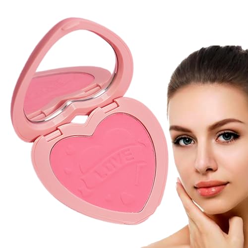 Blush Matte Puder, Hochpigmentiertes Rouge Puder für Wangen und Gesicht, Casual Kosmetik für Frauen für Dating, Shopping, Zuhause, Arbeit, Reisen, Pacienjo von Pacienjo