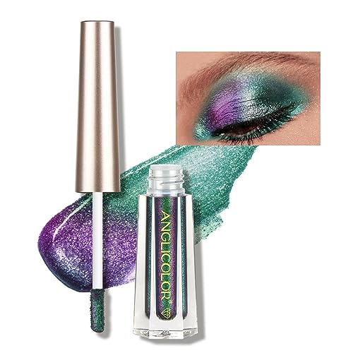 Flüssiger Lidschatten mit Glitzer – Make-up Lidschatten Chamäleon, MultiChrome Lidschatten mit hohen Pigmenten, langanhaltend, Glitzer, Geschenk für Mädchen Pacienjo von Pacienjo