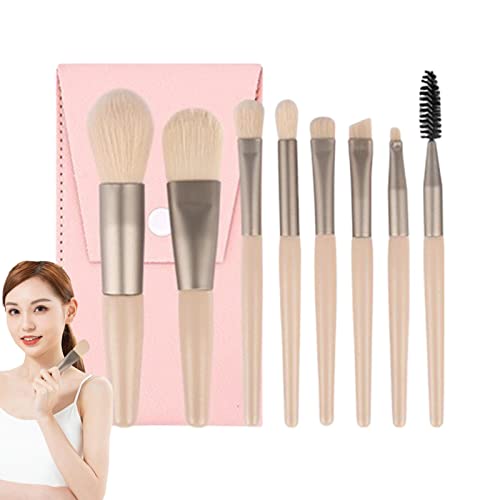 Professionelles Make-up-Pinsel-Set | Lidschattenpinsel für die Augen - Lidschatten, Eyeliner, Augenbrauenpinsel Set, 8-teiliges Foundation-Pinsel-Set Pacienjo von Pacienjo