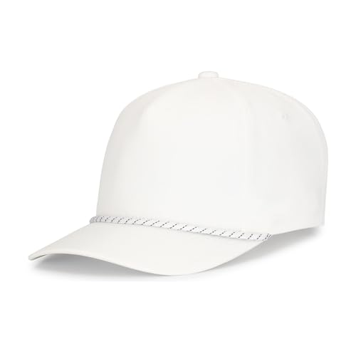 Pacific Headwear Unisex-Erwachsene Weekender Cap, Weiß/Weiß/Schwarz, Einheitsgröße von Pacific Headwear