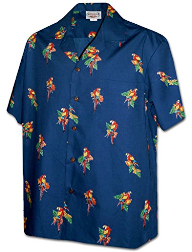 Parrot Collection Herren Hawaii-Hemden - - Groß von Pacific Legend