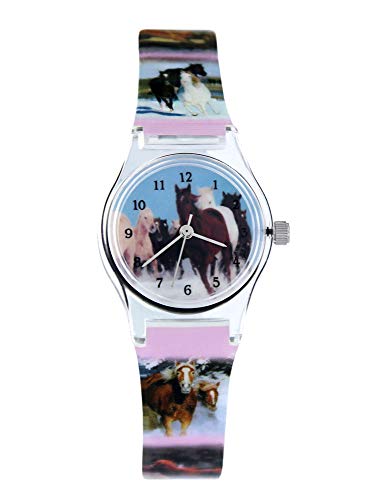 Pacific Time Mädchen Uhr Analog Quarz mit Kunststoffarmband 20569 von Pacific Time