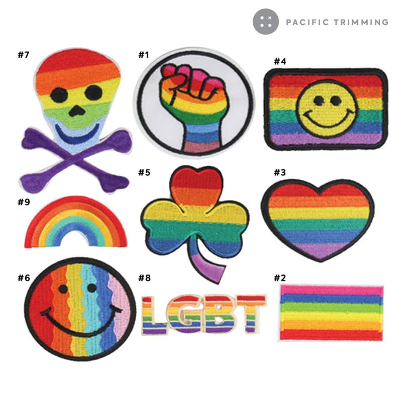 Lgbt Pride Regenbogen Aufnäher Aufbügler Verschiedene Stile Lgbt Pride Regenbogen Aufnäher Aufbügler Verschiedene Stile von PacificTrimming