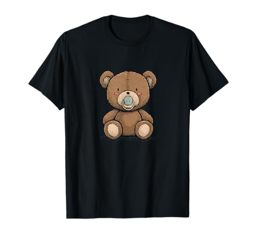 Schöner Baby Schnuller mit Teddybär für Jungen und Mädchen T-Shirt Schöner Baby Schnuller mit Teddybär für Jungen und Mädchen T-Shirt von Pacifier Teddy Bear Outfit