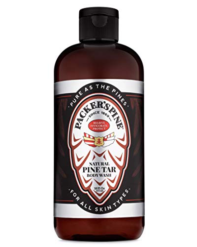 Packer's Pine Teer-Duschgel, beruhigendes Herren-Duschgel zur Linderung von Schuppenflechte, hergestellt mit natürlichen Kiefernteer- und Kiefernölen, paraben- und sulfatfrei, 473 ml Packer's Pine Teer-Duschgel, beruhigendes Herren-Duschgel zur Linderung von Schuppenflechte, hergestellt mit natürlichen Kiefernteer- und Kiefernölen, paraben- und sulfatfrei, 473 ml von Packer's Pine