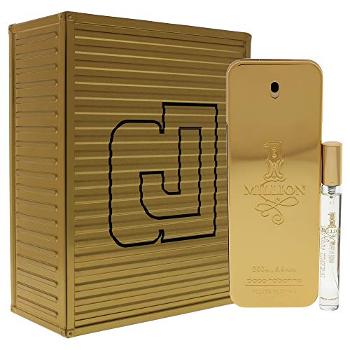 Paco Rabanne 1 Million For Men 2-teiliges Geschenkset 193 ml Edt Spray, 9,6 g Edt Spray von paco rabanne
