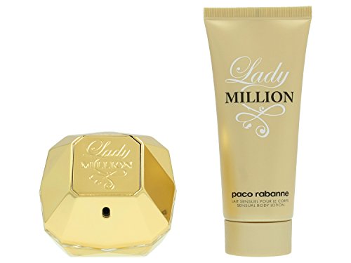 Paco Rabanne Damendüfte Lady Million Geschenkset Eau de Parfum Spray 80 ml + Body Lotion 100 ml 1 Stk. von Paco Rabanne