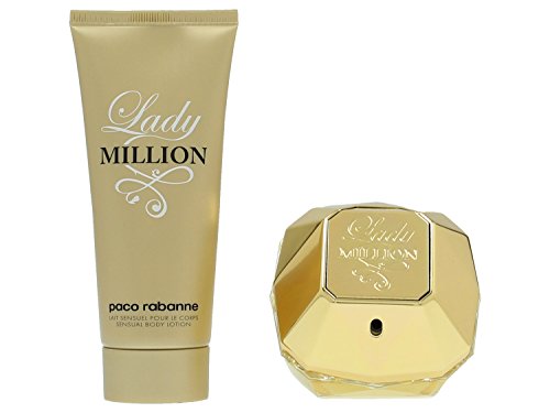 Paco Rabanne Lady Million Set femme/woman, Eau de Parfum Vaporisateur/Spray 80 ml, Bodylotion 100 ml, 1er Pack (1 x 180 ml) von Paco Rabanne