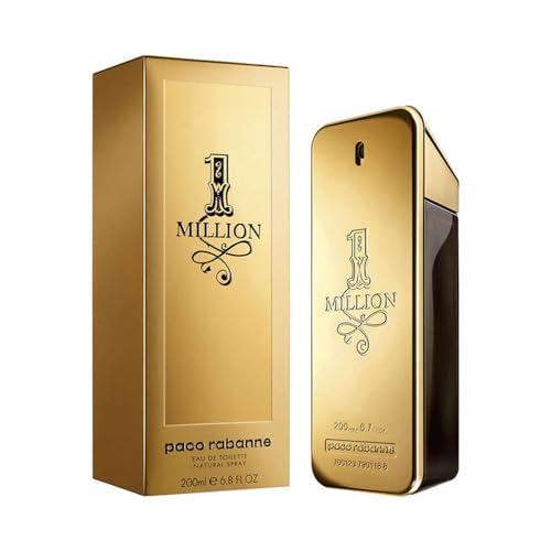 Paco Rabanne One Million homme/ men, Eau de Toilette, Natural Spray, 1er Pack (1 x 200 ml), die Verpackung kann variieren von Paco Rabanne