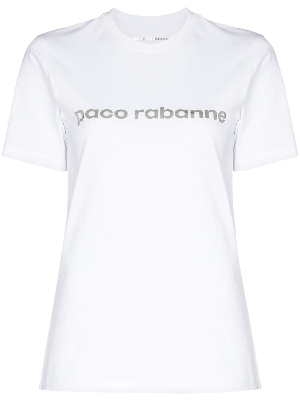 Rabanne T-Shirt mit Logo-Print - Weiß von Rabanne