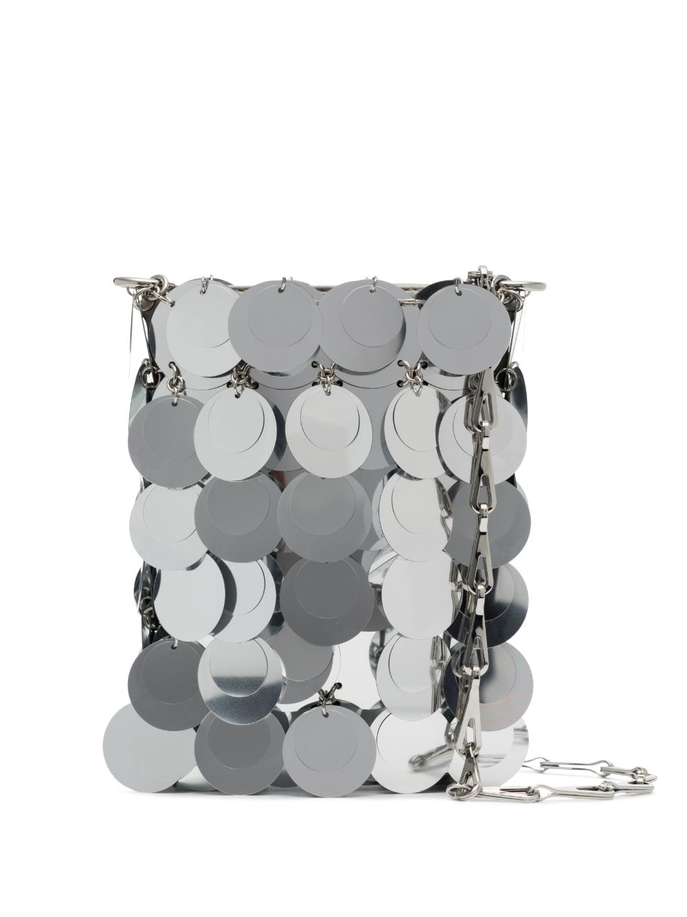 Rabanne Schultertasche mit Pailletten - Silber von Rabanne