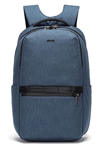Metrosafe X Anti-Theft 25L Backpack, 48 x 31 x 18 cm, Anti-Diebstahl Rucksack für Damen und Herren, Reisegepäck, Diebstahlschutz Daypack, Sicherheitstechnologie 25 Liter, Jeans Blau/Dark Denim von Pacsafe