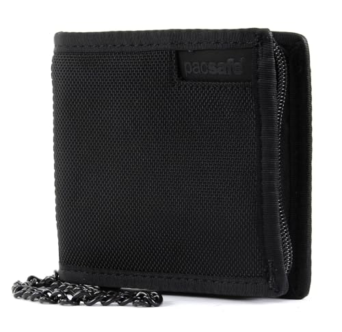 Pacsafe 10605100 RFIDsafe Portemonnaie blocks frequncies: 10MHz -3GHz – schwarz von Pacsafe