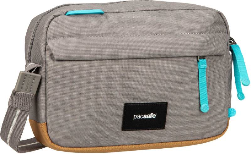 Pacsafe GO Crossbody  in Grau (2.5 Liter), Umhängetasche von Pacsafe
