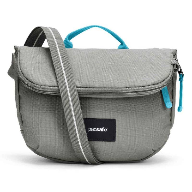 Pacsafe - Pacsafe GO Saddle Stone Anti-Theft Crossbody grau von Pacsafe
