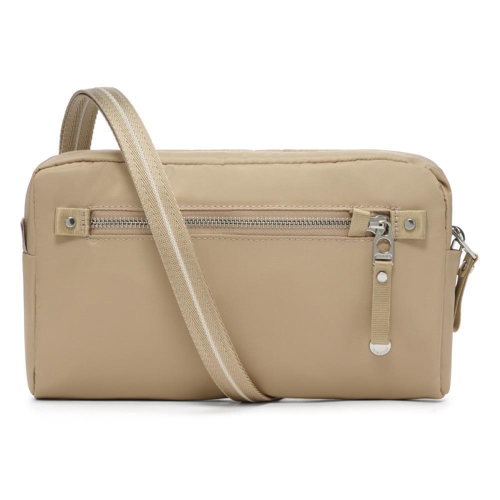 Pacsafe - Pacsafe W 3 in1 Sling Taupe Anti-Theft Umhängetasche beige von Pacsafe