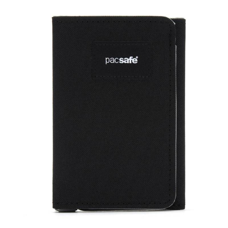 Pacsafe - Pacsafe Wallets & Accessoiries Börse Rfidsafe Trifold Wallet Jet Black Schwarz von Pacsafe