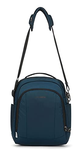 Pacsafe Unisex Metrosafe Ls250 Theft Shoulder Bag Anti-Diebstahl-Umhängetasche, Econyl Blue von Pacsafe