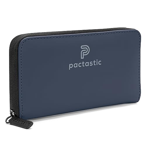 Pactastic Geldbeutel mit 12 Kartenfächer & einem Münzfach | 130 gramm leichtes Portemonnaie für Karten & Bargeld aus wasserabweisendem veganen Tech-Material | 20 x 10 x 2,5 cm von Pactastic